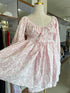 Women Round Neckline Lantern Sleeves Flounce Tops With Shorts